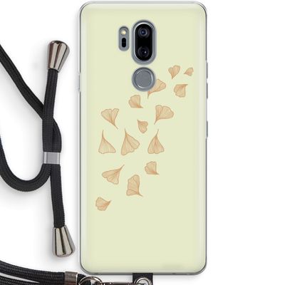 Falling Leaves: LG G7 Thinq Transparant Hoesje met koord
