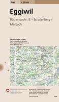 Wandelkaart - Topografische kaart 1188 Eggiwil | Swisstopo - thumbnail