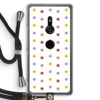 Bollen: Sony Xperia XZ2 Transparant Hoesje met koord