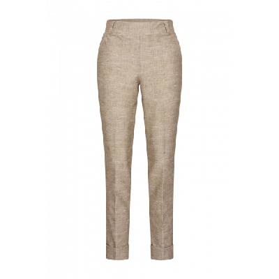 Helena Hart - Beige | Dames | Broek | Beige | 3XL | regular | Kamst mode