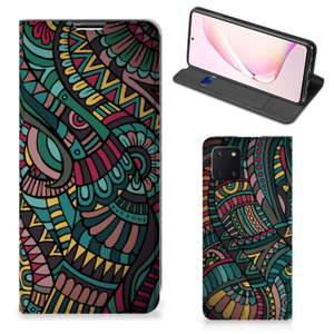 Samsung Galaxy Note 10 Lite Hoesje met Magneet Aztec