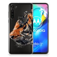 Smartphone hoesje Motorola Moto G8 Power Watercolor Tiger