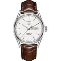 Tag Heuer Carrera lederen automatisch herenhorloge WAR201B.FC6291