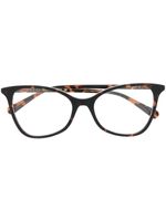 Gucci Eyewear lunettes de vue à effet écailles de tortue - Marron