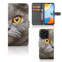 Telefoonhoesje | Met pasjeshouder | Xiaomi Redmi 10C Britse Korthaar