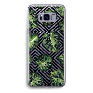 Geometrische jungle: Samsung Galaxy S8 Transparant Hoesje