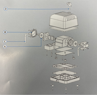 Superfish Koi Flow 60 service kit koi flow 60 service kit