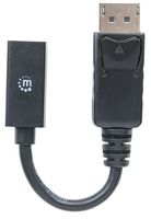 Manhattan 353403 DisplayPort Mini DisplayPort Zwart kabeladapter/verloopstukje - thumbnail