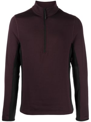 Aztech Mountain sweat en polaire à col zippé - Violet