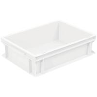 BRB Lagertechnik 1658546 Stapelbak Basic Geschikt voor levensmiddelen (l x b x h) 400 x 300 x 120 mm Wit 1 stuk(s)