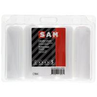 SAM lakroller [5x] - 10 cm - schuim - gladde ondergrond