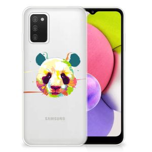 Samsung Galaxy A03S Telefoonhoesje met Naam Panda Color