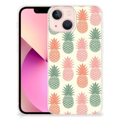 iPhone 13 mini | Siliconen Case | Ananas