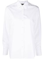 Philipp Plein chemise Crystal Skull à manches longues - Blanc