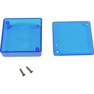 Hammond Electronics 1551TTBU Universele behuizing 60 x 60 x 20 ABS Blauw (transparant) 1 stuk(s)