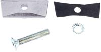 Hebie plaat middenstandaard +bout M10x55mm 69902 zilver