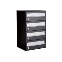 Allux Hive Set 1-Breed, 4-Hoog Zwart - 40030070_1x4