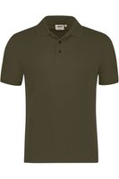 HAKRO Organic Regular Fit Polo shirt Korte mouw olijfgroen - thumbnail