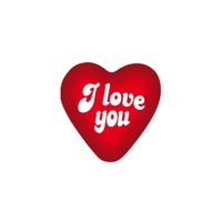 I love you decoratie bord 49 cm   -