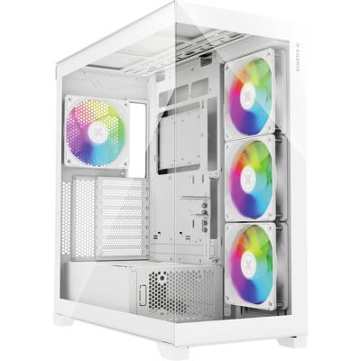 XILENCE Xilent Gleam X818.W.ARGB Gaming ATX PC-behuizing wit, RGB ATX Midi Tower