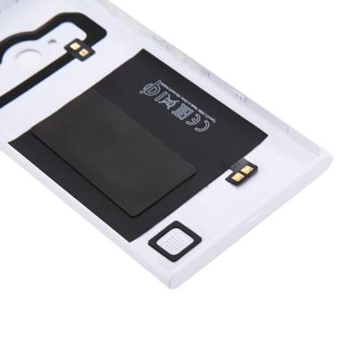 iPartsBuy for Nokia Lumia 735 Solid Color NFC Battery Back Cover(White)