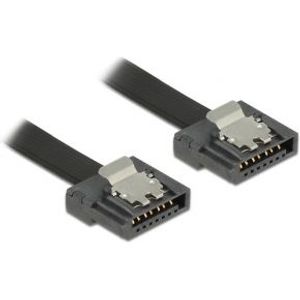 DeLOCK 0.5m SATA III SATA-kabel 0,5 m SATA 7-pin Zwart