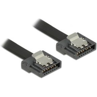 Delock 83841 SATA 6 Gb/s kabel 50cm zwart FLEXI
