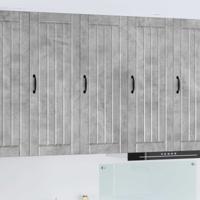 Keukenkast Beton Grijs 40 x 31 x 100 cm Bewerkt hout