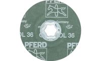 PFERD 64193003 Combiclick keramische korrel fiberschijf Ø 115 mm Co-Cool 36 voor roestvrij staal Diameter 115 mm - thumbnail