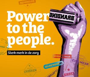 Sterk merk in de zorg (Hardback)