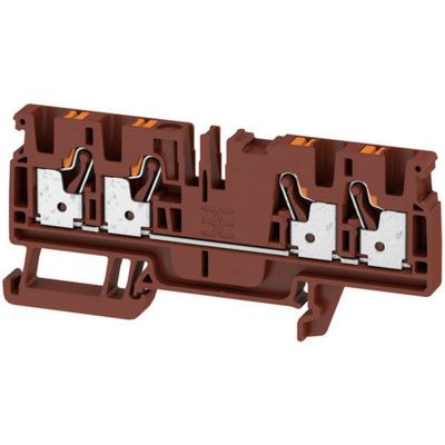 Doorgangsklem Weidmüller A4C 4 BR 2534390000 Bruin 50 stuk(s)