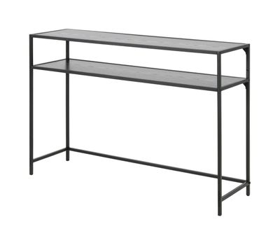 Bendt Sidetable 'Holger' Essen en metaal, 120cm, kleur Zwart