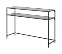 Bendt Sidetable 'Holger' Essen en metaal, 120cm, kleur Zwart