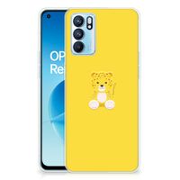 OPPO Reno 6 5G Telefoonhoesje met Naam Baby Leopard