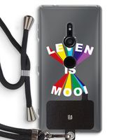 Het Leven Is Mooi: Sony Xperia XZ2 Transparant Hoesje met koord