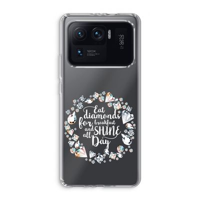 Diamonds: Xiaomi Mi 11 Ultra Transparant Hoesje