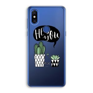 Hey you cactus: Xiaomi Mi Mix 3 Transparant Hoesje