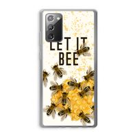 Let it bee: Samsung Galaxy Note 20 / Note 20 5G Transparant Hoesje