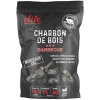 Elite Barbecue/BBQ houtskool - 1x zak van 15 Liter - Kolen - Restaurant kwaliteit Elite Barbecue/BBQ houtskool - 1x zak van 15 Liter - Kolen - Restaurant kwaliteit