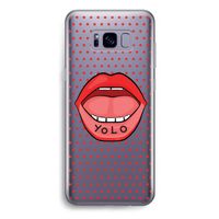 Yolo Denise: Samsung Galaxy S8 Plus Transparant Hoesje