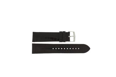 Horlogeband Armani AR0645 Leder Donkerbruin 22mm