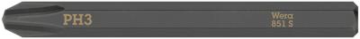Wera 851 S Phillips kruiskopbits voor slagschroevendraaier, PH 3 x 70 mm - 05018162001