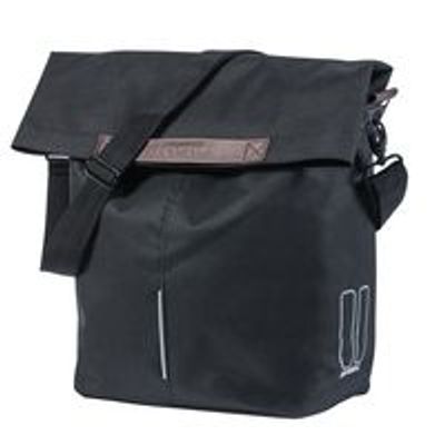 Basil city shopper - fietsshopper zwart 14-16l