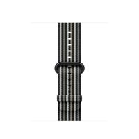 Apple origineel Woven Nylon Apple Watch 38mm / 40mm / 41mm Black Stripe - MRHC2ZM/A - thumbnail