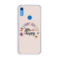 Happy days: Huawei Y6s Transparant Hoesje