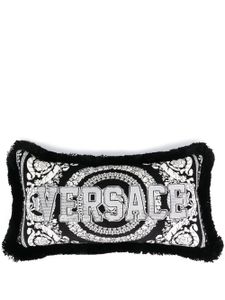 Versace coussin à patch logo - Noir