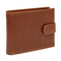 Chesterfield Billfold met Drukknoop RFID Curtis Cognac - thumbnail