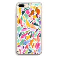 Watercolor Brushstrokes: iPhone 7 Plus Transparant Hoesje