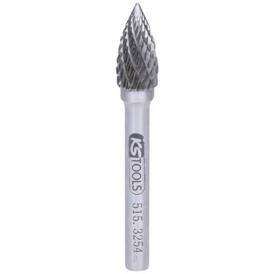 KS Tools 5153254 Freesstift Hardmetaal Lengte 65 mm Afmeting, Ø 6 mm