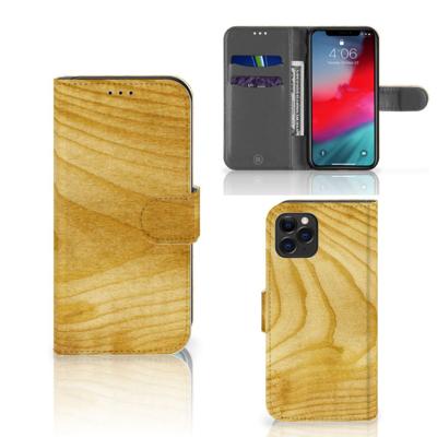 Apple iPhone 11 Pro | Book Style Case | Licht Hout
